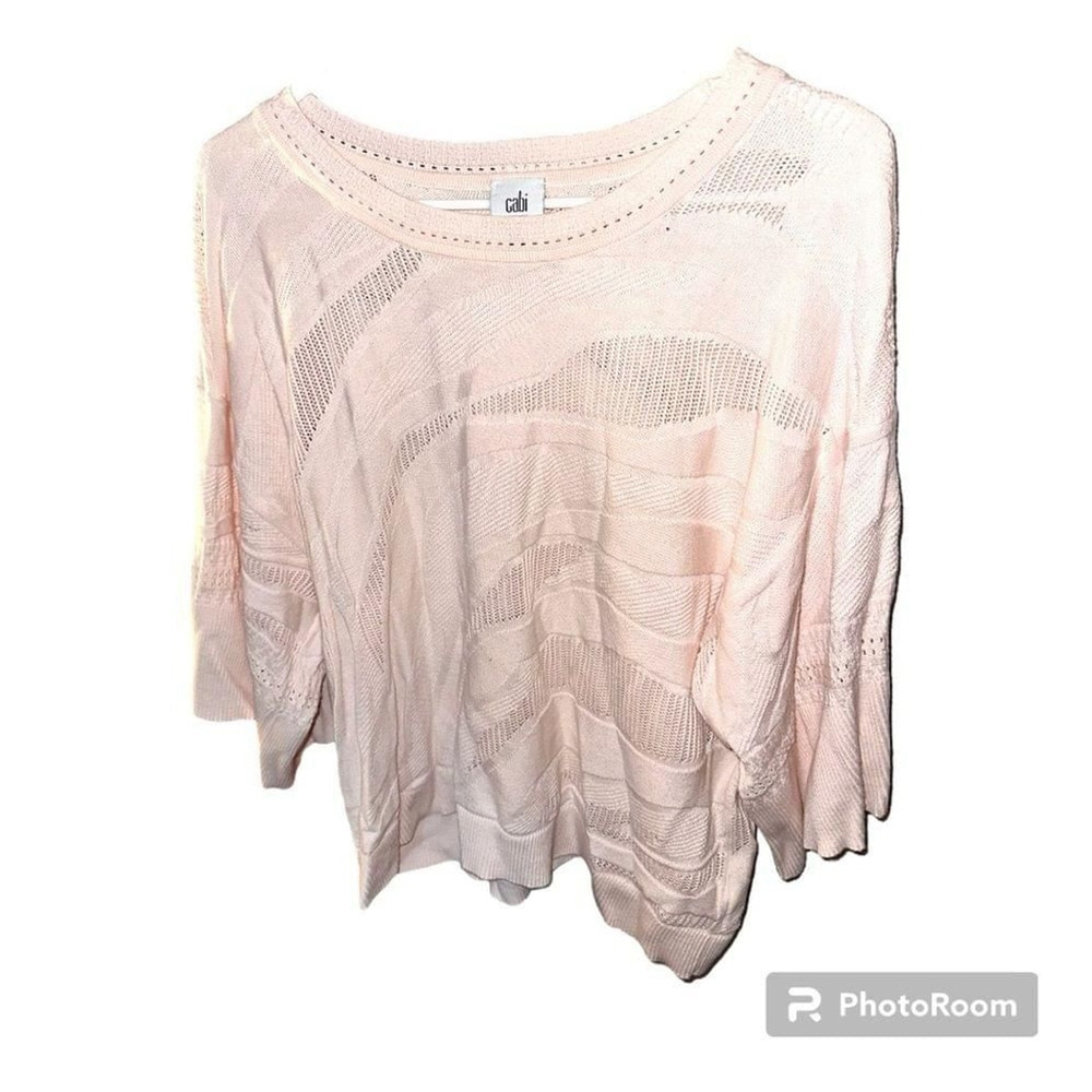 Cabi Pink Shy Boxy Pullover Knit Sweater - Picture 6 of 10